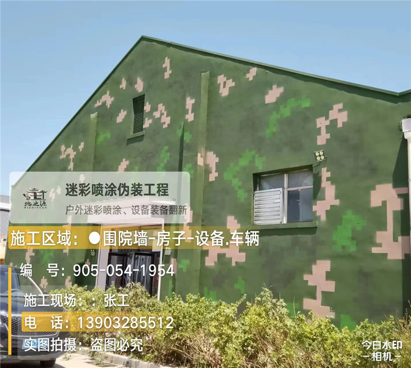 张掖外墙数码迷彩漆施工报价清单（100㎡标准墙面测算）